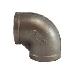 ELBOW, PIPE, FNPT, STAINLESS STEEL, 2-1/2 INCHES