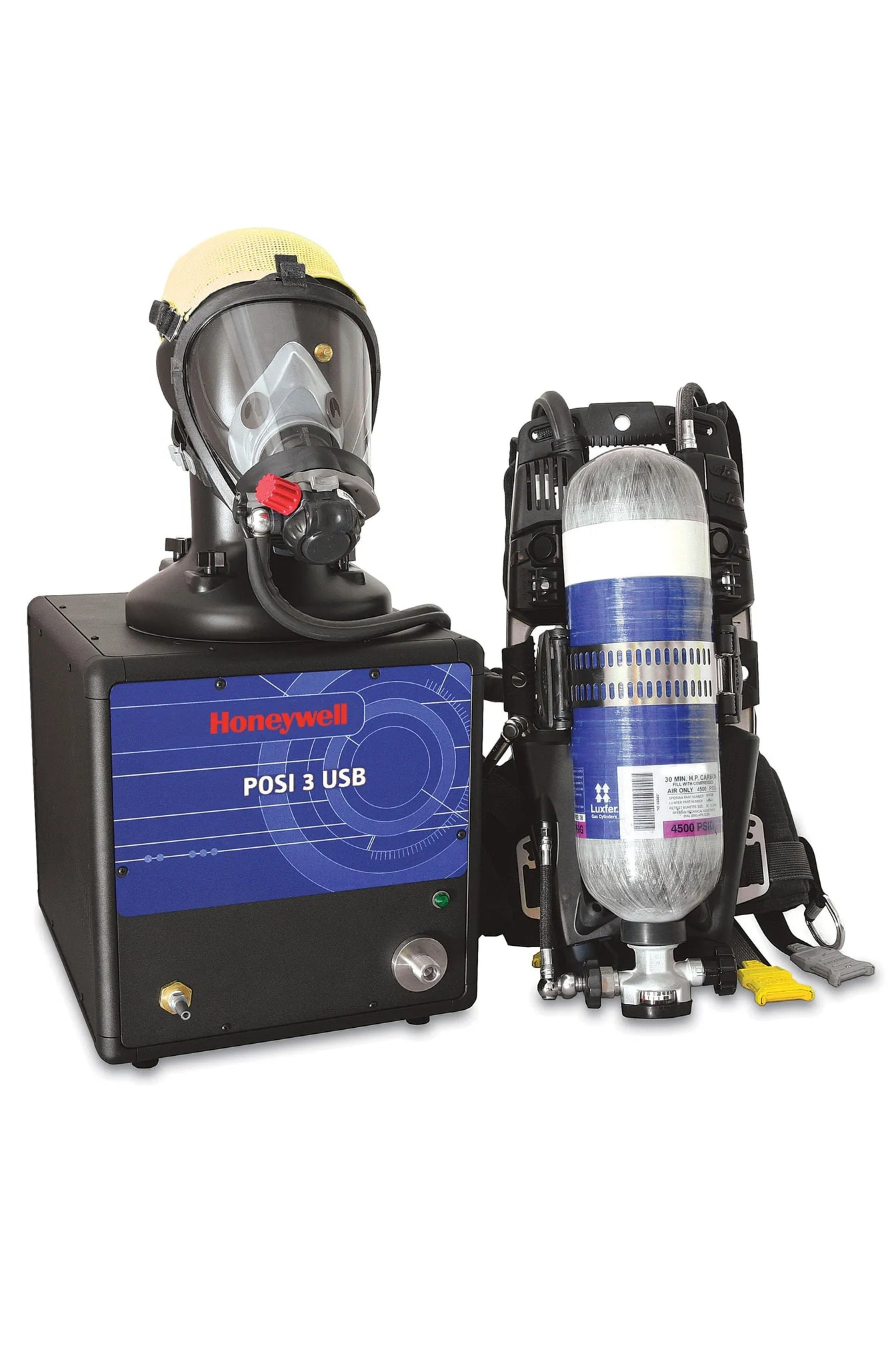TEST BENCH SET, SCBA, 3 USB