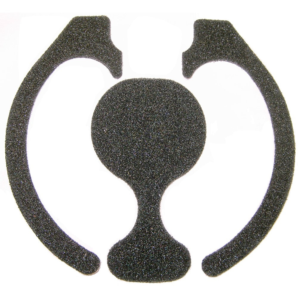 Decal, Tread, Vinyl, Black, 8 X 4 X 0.2 Inches 27.012.4