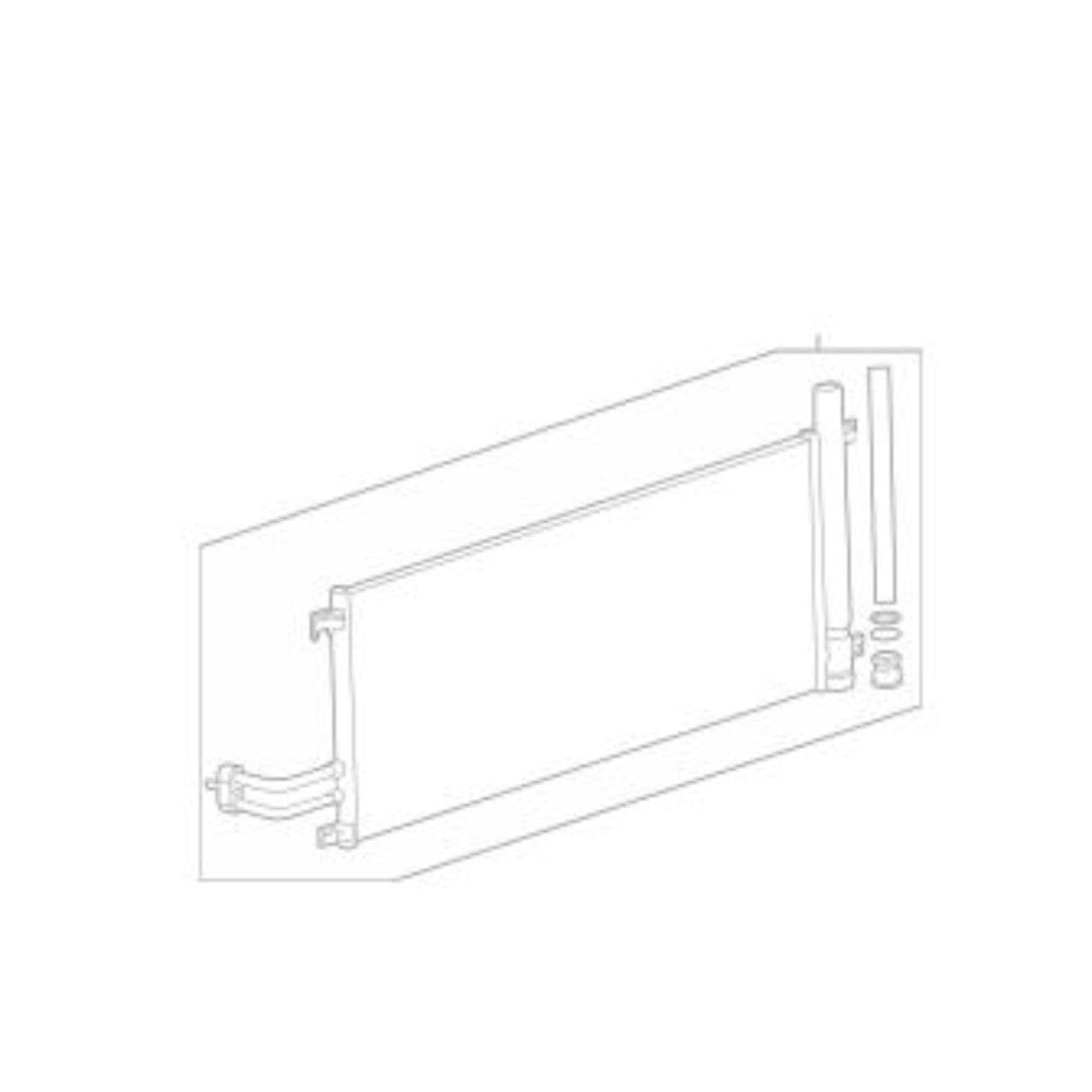 Condenser, Refrigeration, Aluminum, 34 X 20 X 4 Inches 84573456