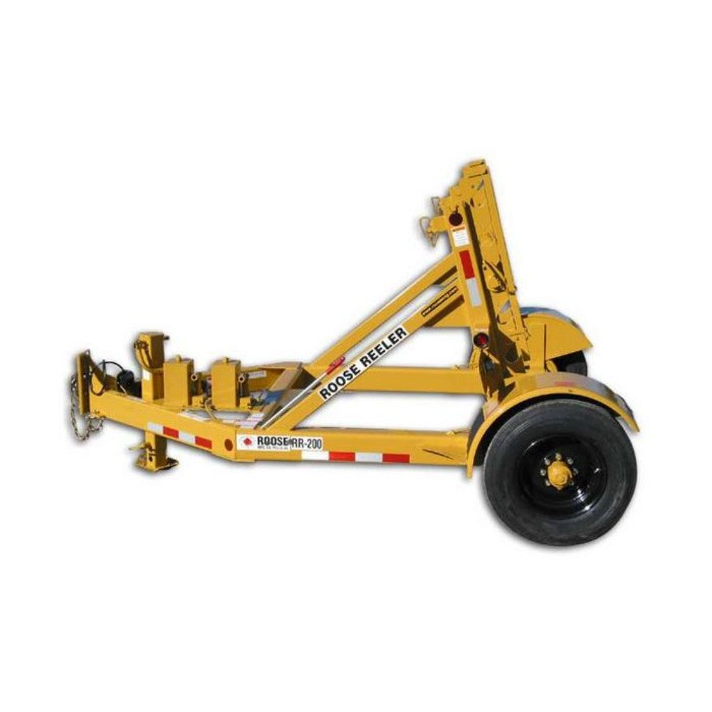 Trailer, Cable Reel, Self Loading, Hydraulic, 5 Ton, Yellow, 140 X 102 Inches TRLRR-200