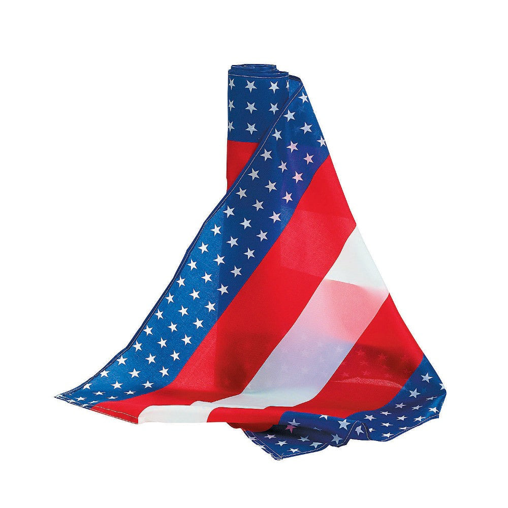 Cloth Patriotic Bunting - 20 Ft. - Special Event – 4Th Of July. Polyester Material. 20 Ft. X 18" #35/343
