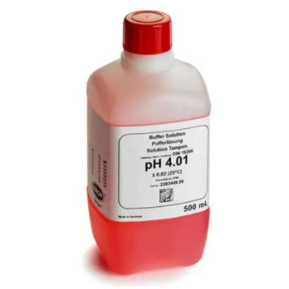 Buffer Solution, Standard, Red, Ph 4.01, 500 Ml 2283449