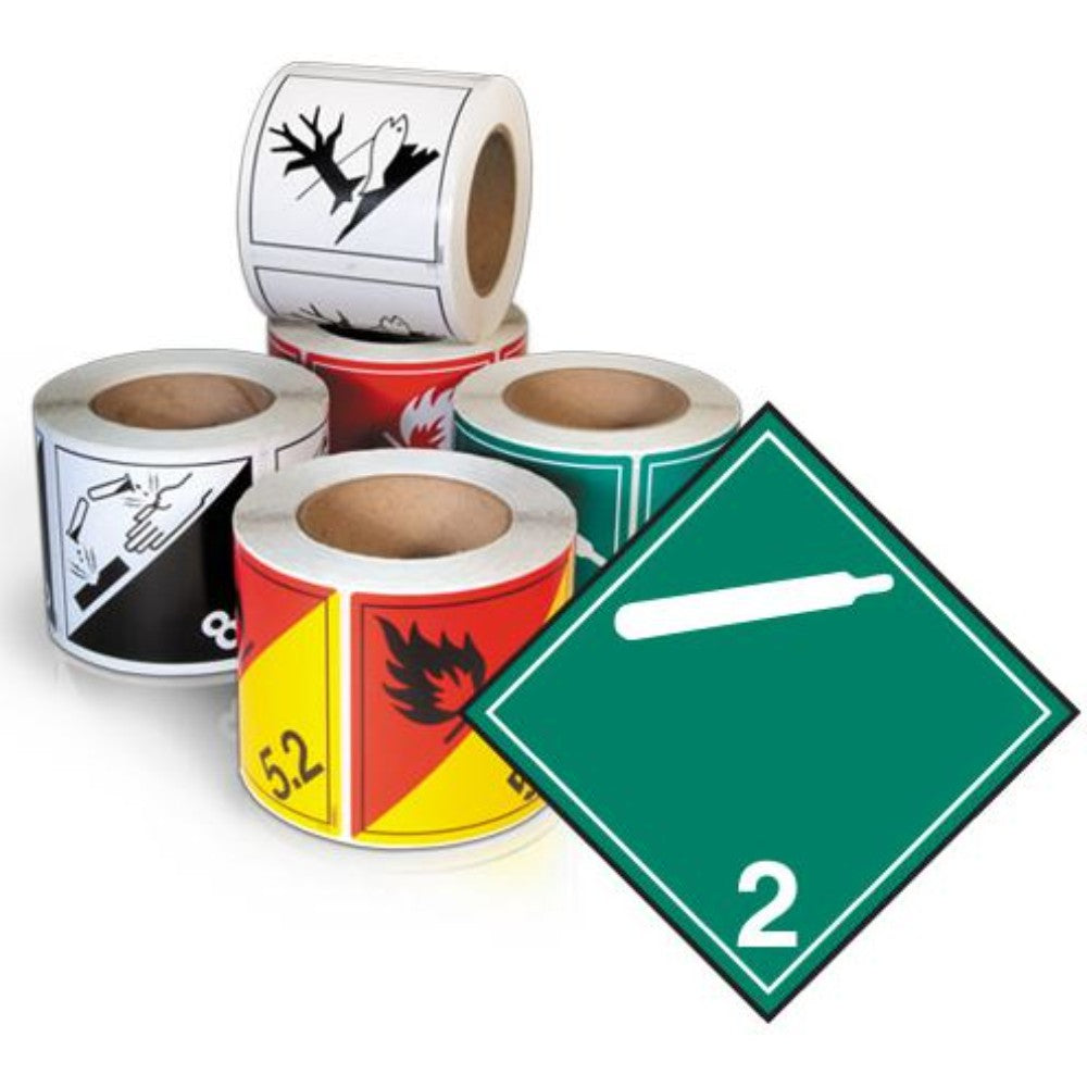 Label, Tdg, Ghs Class 2.2, Vinyil, 100Mm X 100Mm TT22V