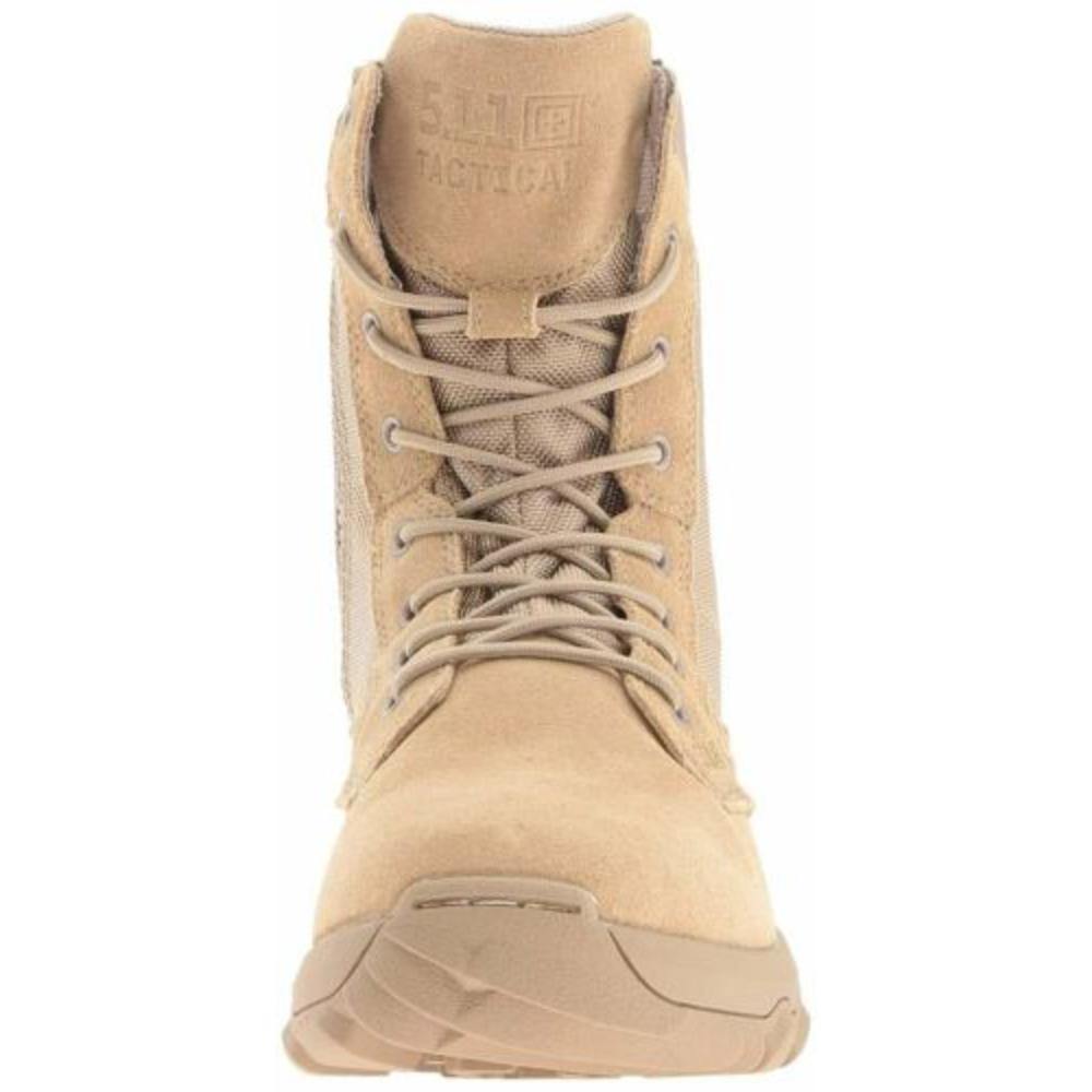Boots, Tactical, Side Zipper, Regular, Coyote, Size 4 12337 - TagTorch