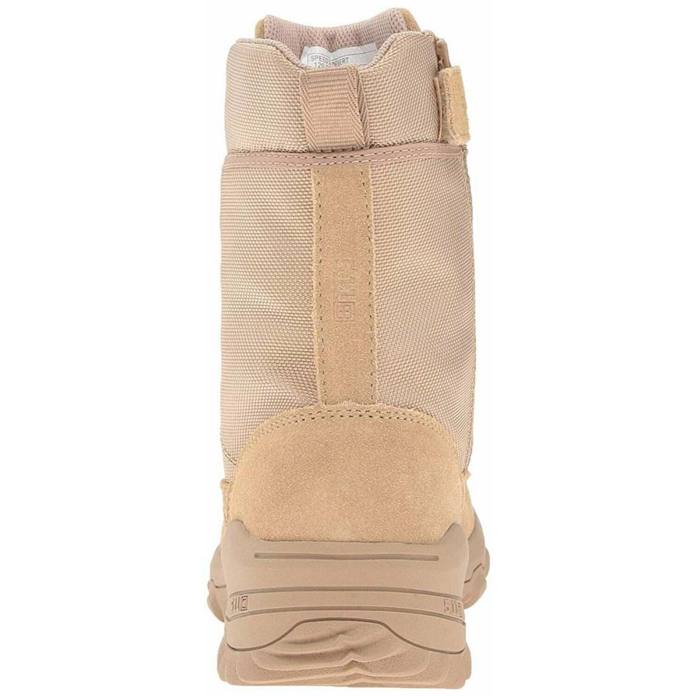 Boots, Tactical, Side Zipper, Regular, Coyote, Size 4 12337 - TagTorch