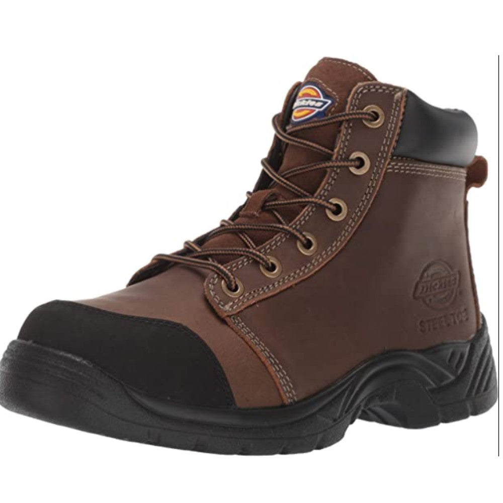 Steel Toe Boots Dickies Men's Wrecker 6" Steel Toe Eh Industrial Boot, Color: Brown