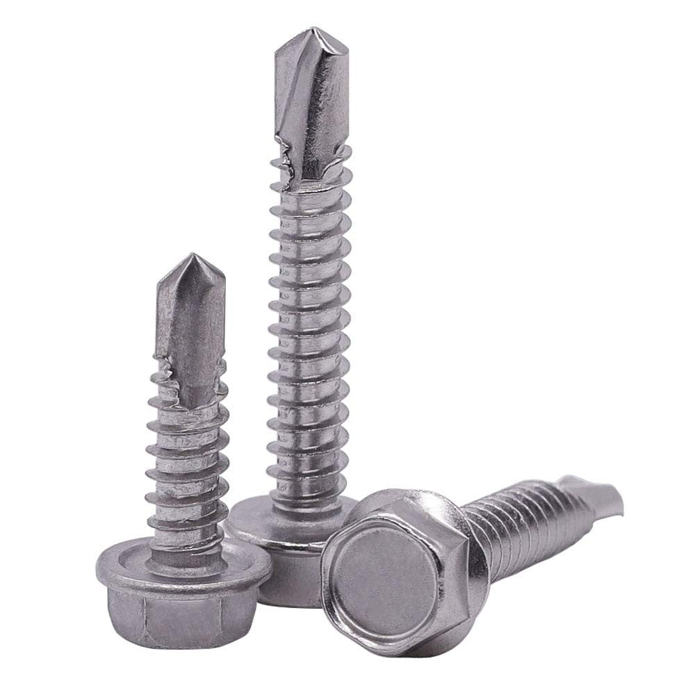 Self Drilling Screw 13 Mm Zinc Plated PATTA Self Drilling Screw, Phil Modi Truss head  zinc plated # 8 x 3/4", 1000 Per box