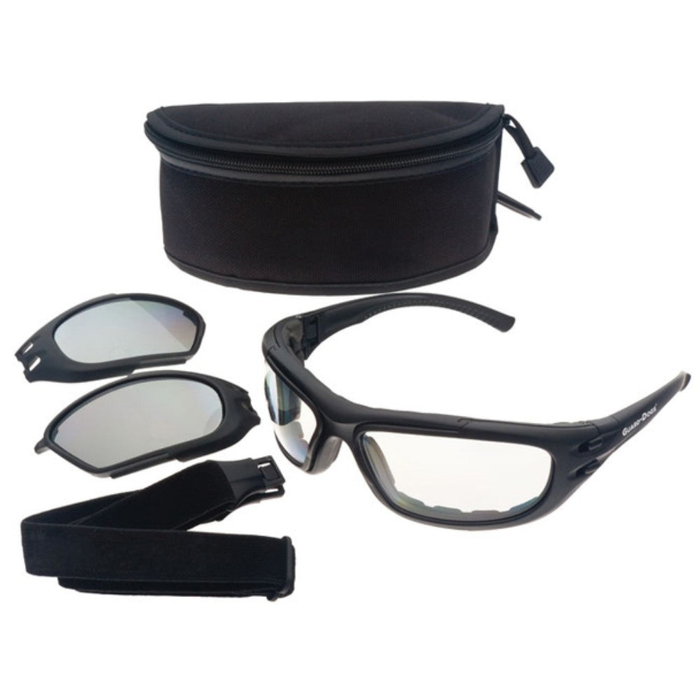 Glasses, Safety, Kit, Fogstopper, Clear & Gray 2G100KIT