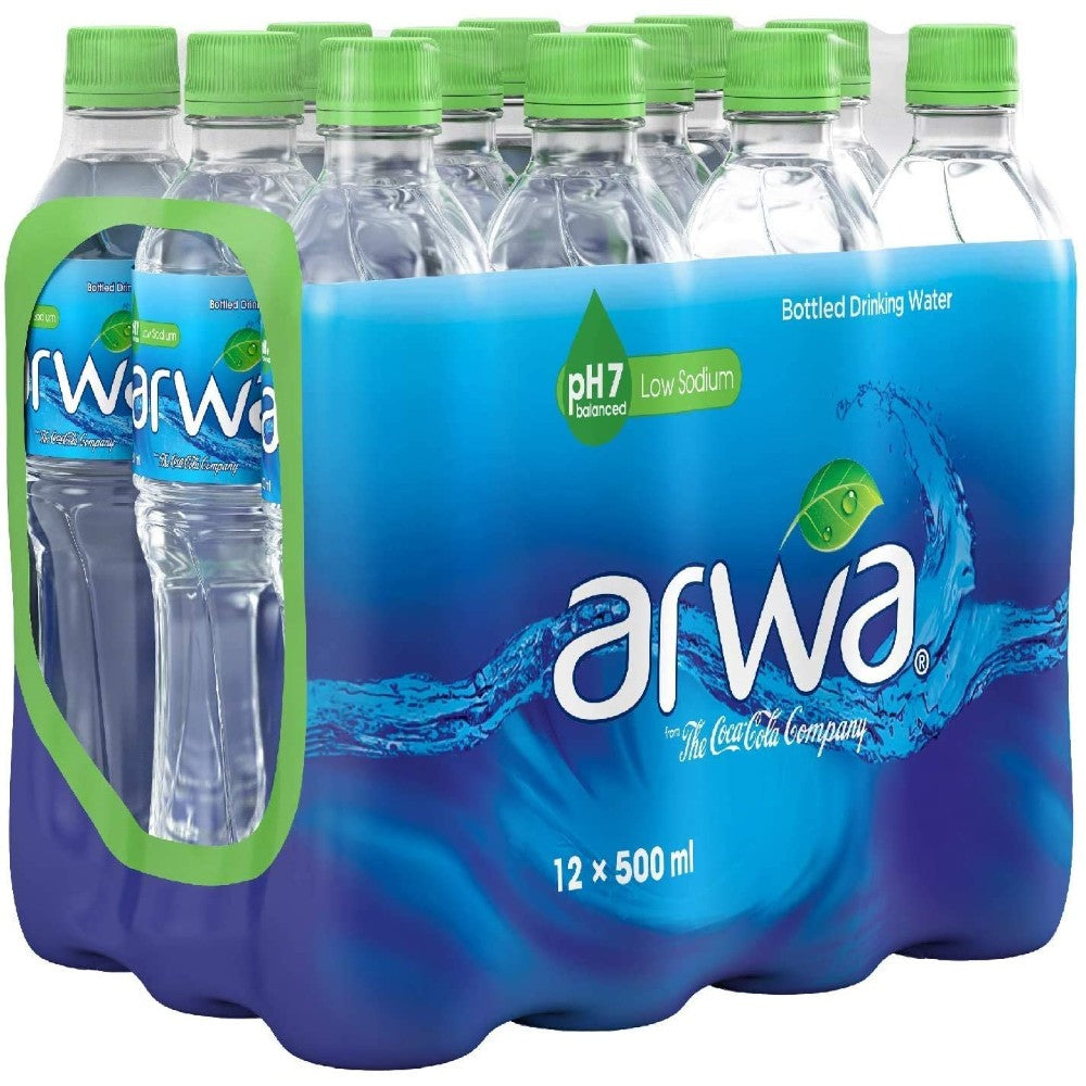 Water, Drinking, Bottled, 24 X 500Ml, Arwa