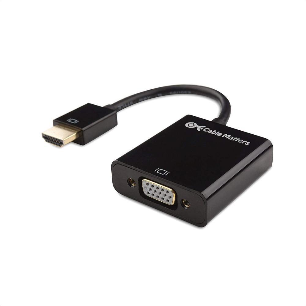 Adapter Hdmi To Vga BRAND: CABLEMATTERS, P/N: 113046-BLACK - TagTorch