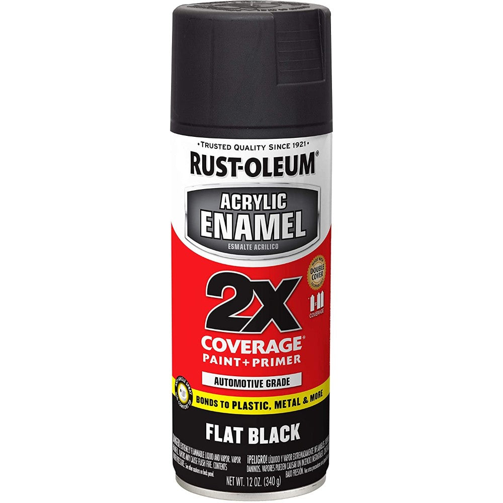 Paint Spray Black 12 Oz ABRO SPRAY PAINT 8 OZ BLACK