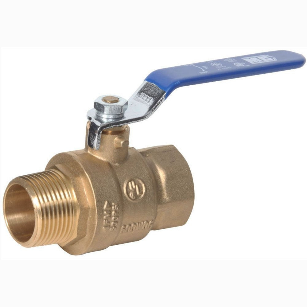 Valve, Ball, Brass, Npt Male X Female, 1/4 Inch A282MM