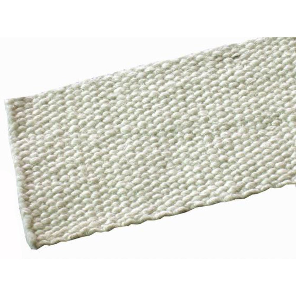 Tape:Flexible,1 In Wd X 100 Ft Lg X 1/8 In Thk Roll,Woven Fiber Glass,Non Asb,White