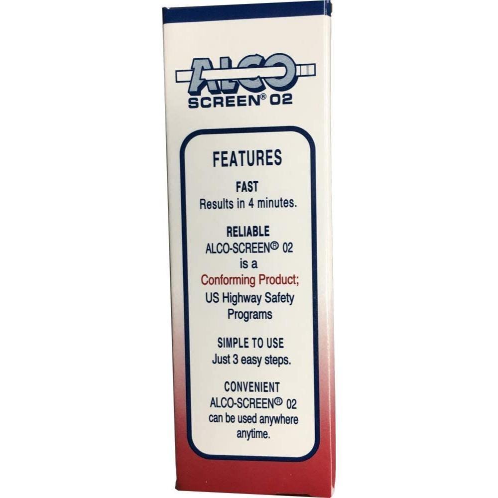 Alcoscreen 02 Clia Waved Saliva Alcohol Test Strip - (24 Test Strips / Box) 56024 - 9102 - TagTorch