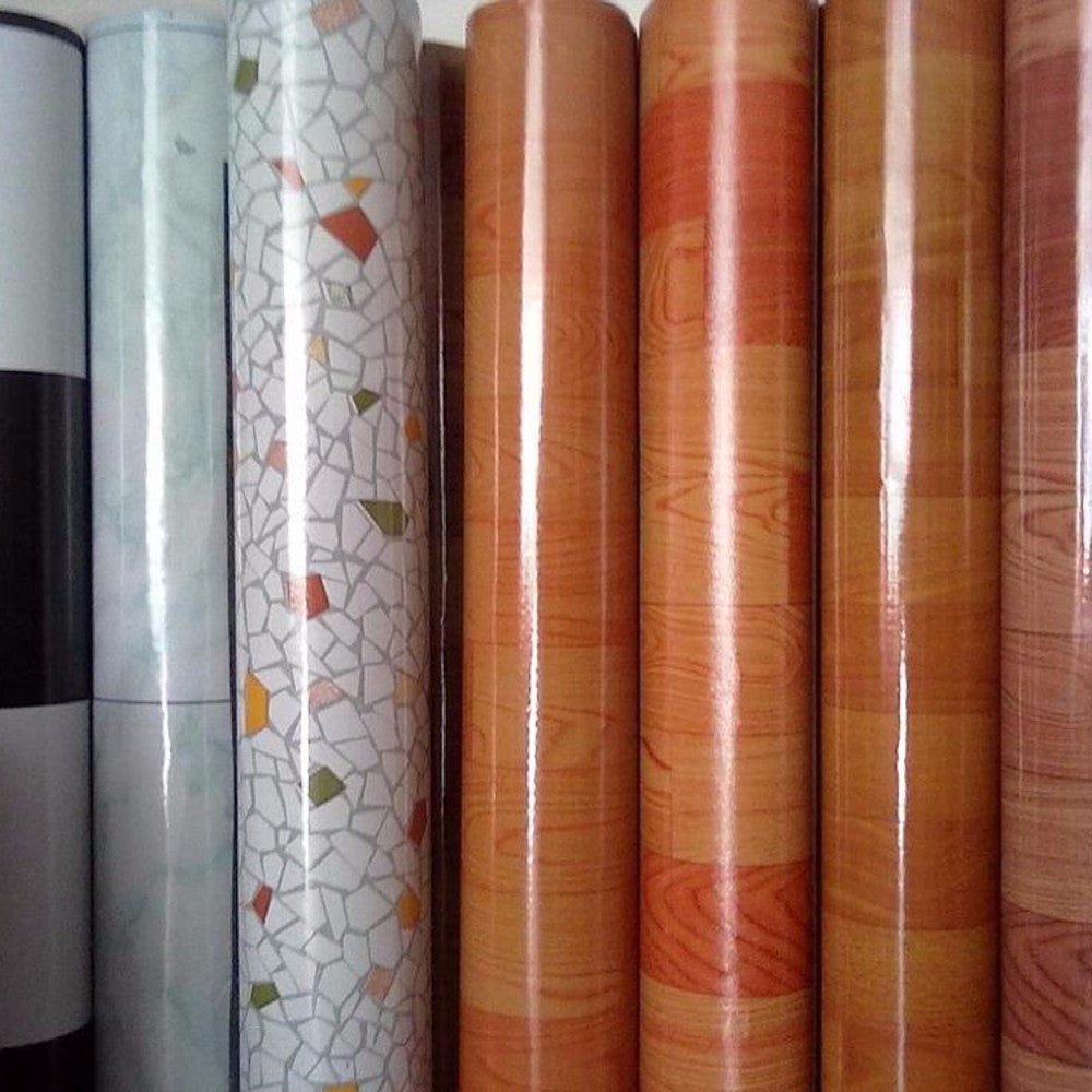 Linoleum, Sheet, Width: 2 Meter,Length: 20 Meter,Total Thickness: 2.0 Mm, Color: Blue