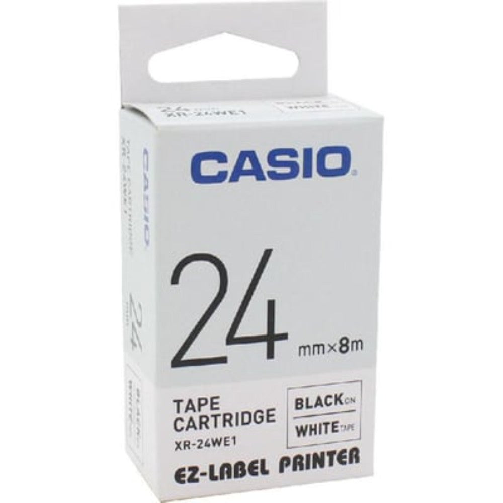 Tape Cartridge-24 Mm Black Ink White For Ez-Label Printer