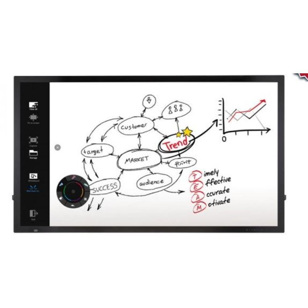 75” Ultra Hd Interactive Digital Board 75TC3D - TagTorch