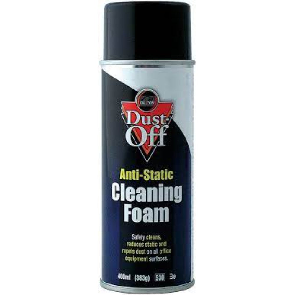 Dust-Off Anti-Static Foam Clean Spray 400Ml(383G) Cleans Static Repel Dust On All Office Equipment Surfaces