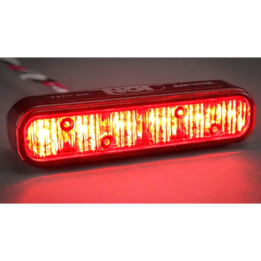 Light, Utility, Vehicular, Led, Red, 12.8 V, 1 X 4 Inches Ionr
