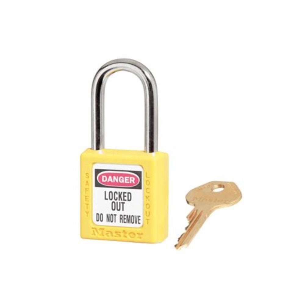 Pad Lock For Multi Lock System - Yellow Color Brand: Lockey, P/N: MK-P38S-YLW, 410YLW