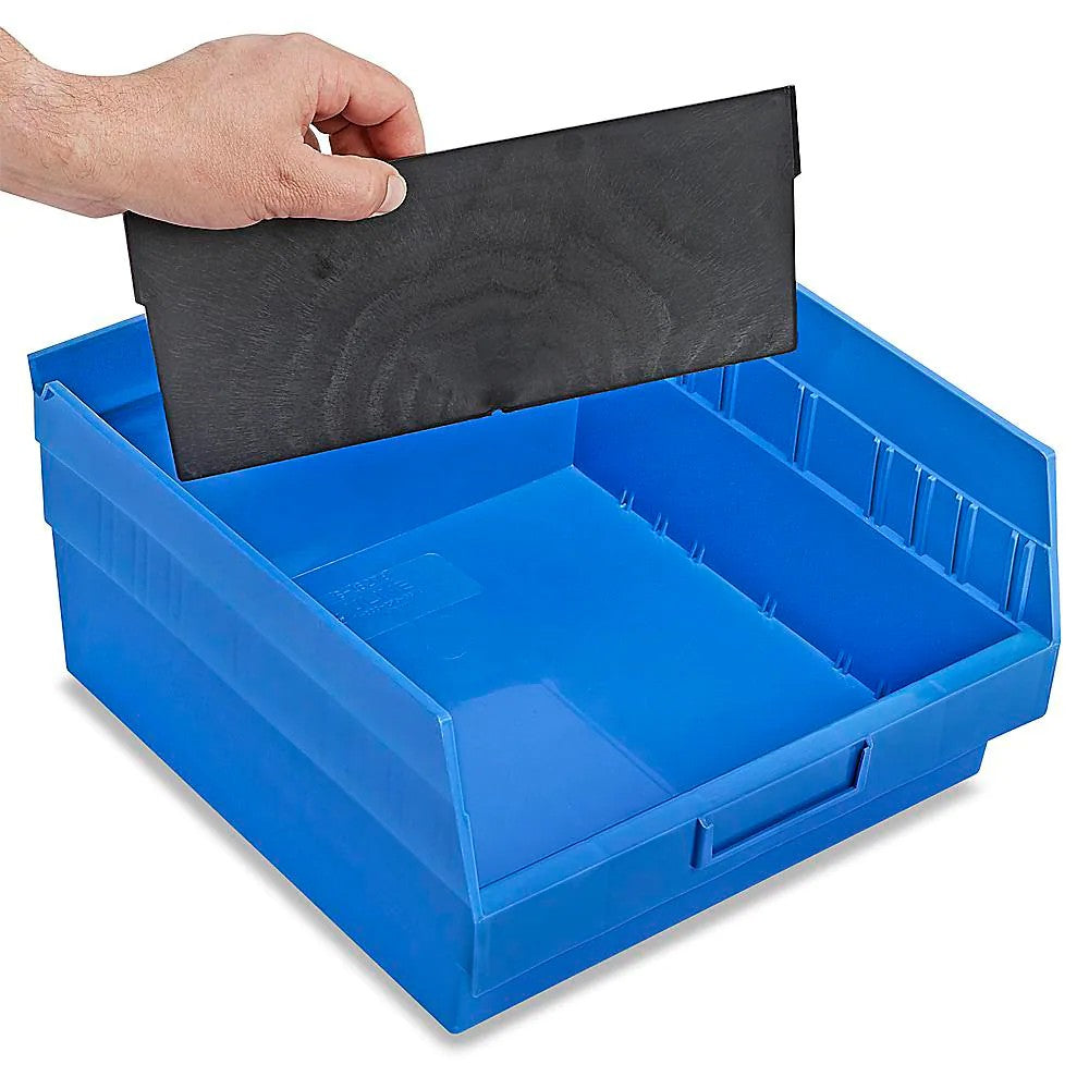 Divider, Storage, Bin, Polypropylene, Black, 11 X 6 Inches S-16278D
