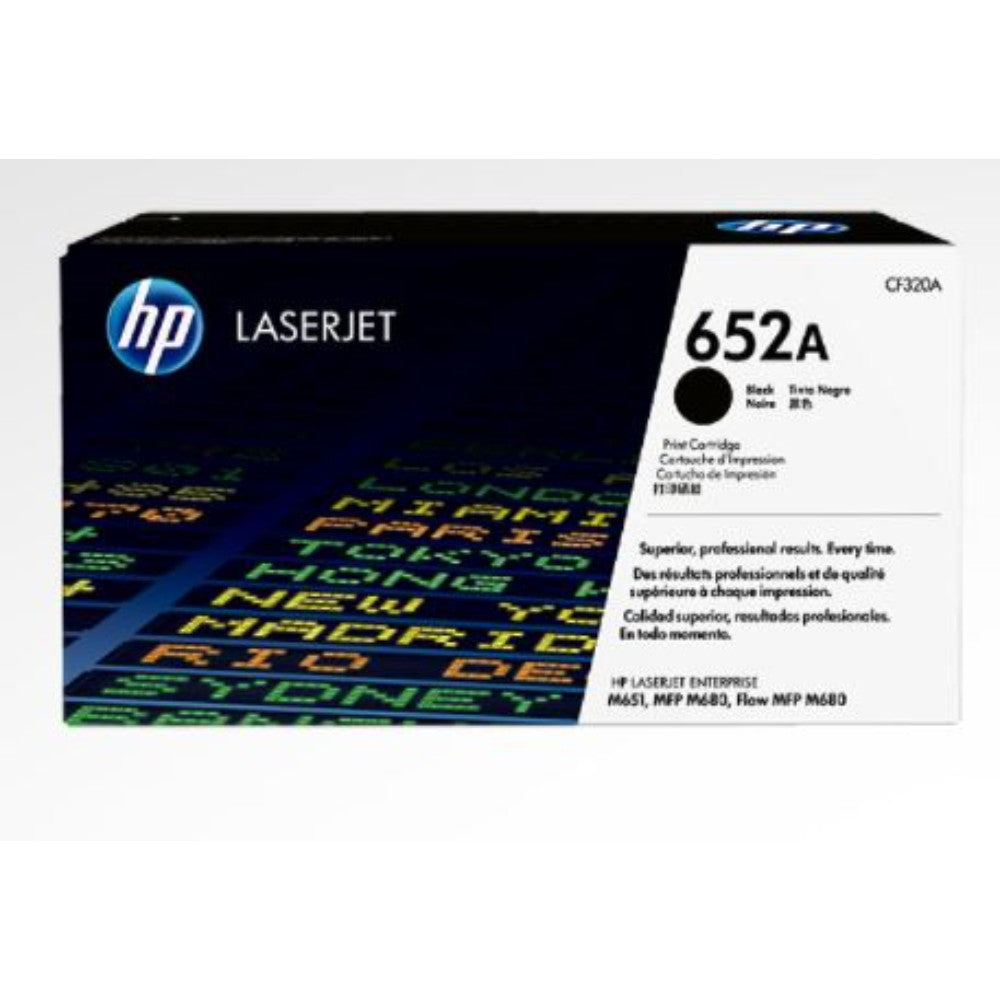 Cartridge, Toner, Laser, 652A, Black CF320A