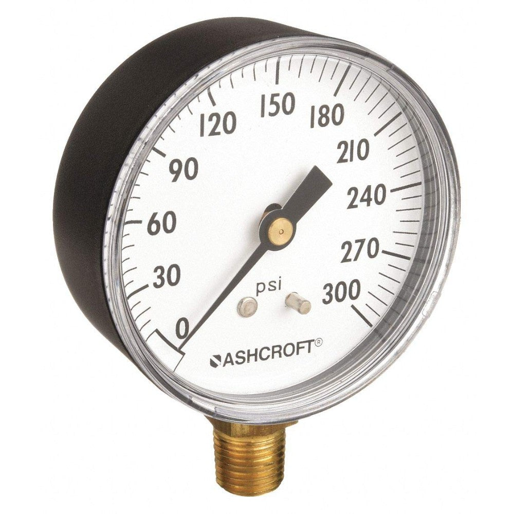Gauge:Pressure Range 0-300 Psidial Size: 4 1/2 Inches