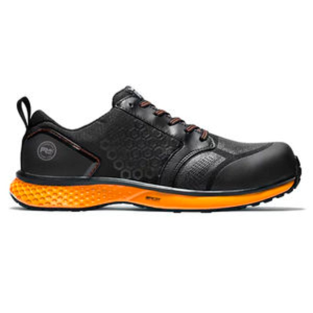 Shoes: Safety, Low Cut Size:42 (Uk)  Non Slip, Color Black, Material Leather