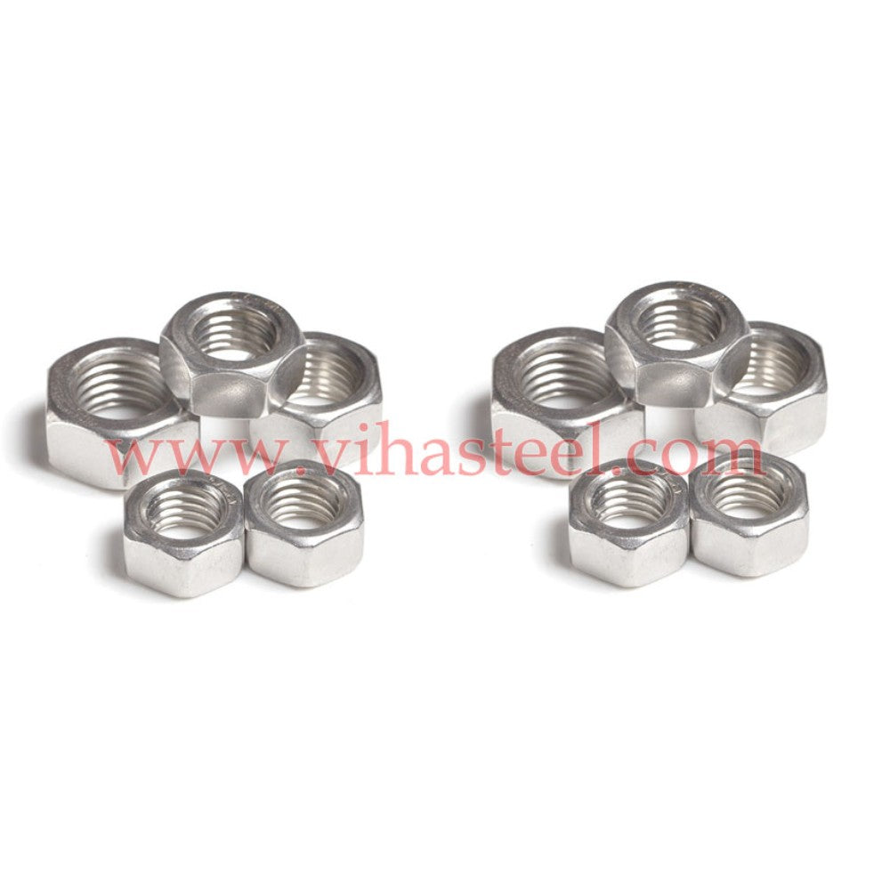 Nut, Hexagonal, 1/4 In -20Unc Semi-Finished Heat Treated Carbon Steel