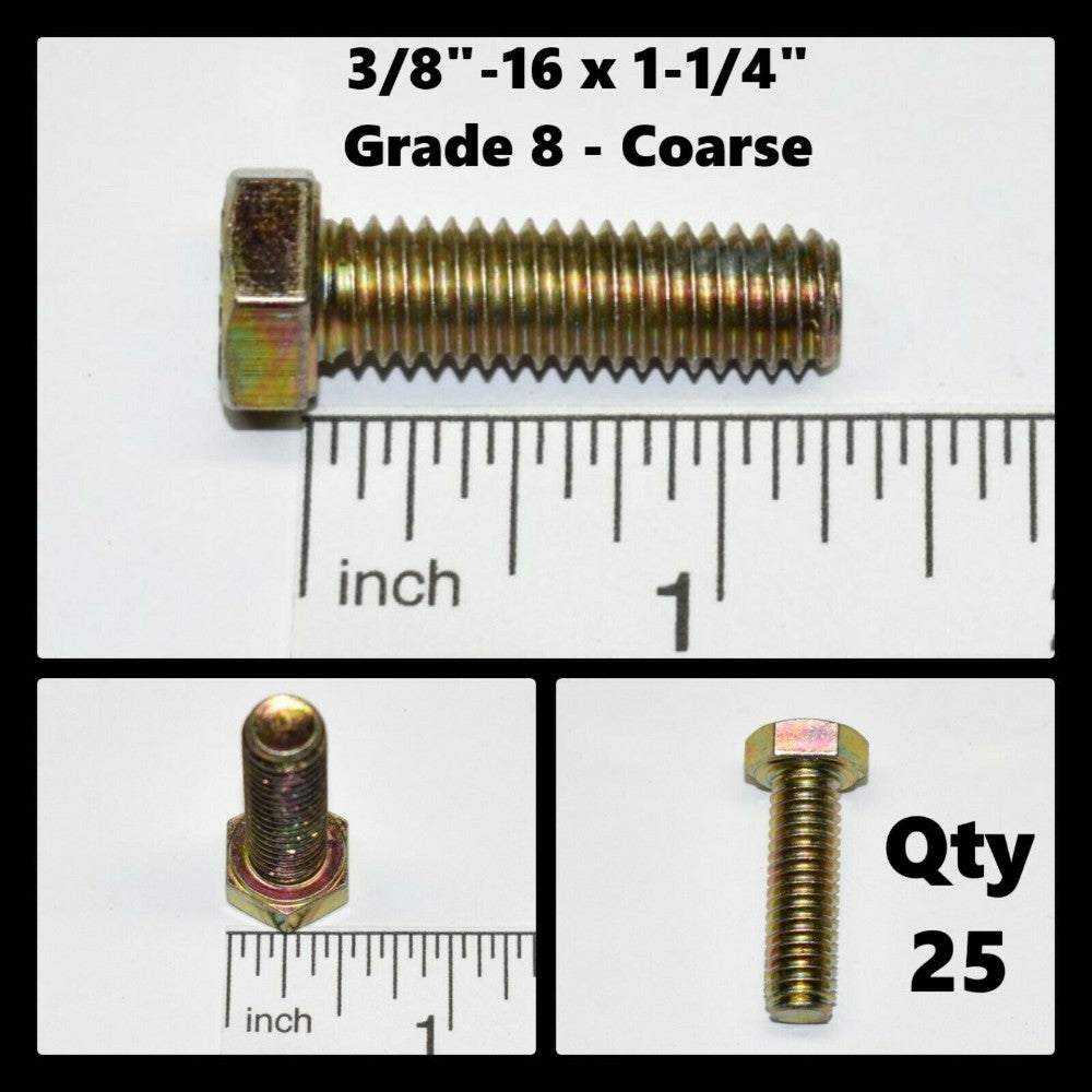 Bolt - 3/8-16 Nc Hex X 1-1/4 10129