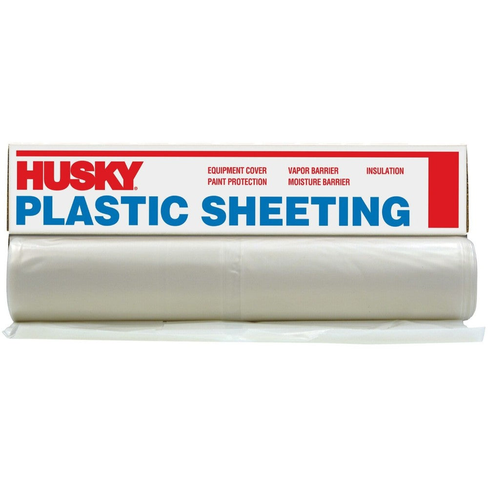 Plastic Sheet, Polyethylene, Clear, 6 Mil, 32 X 100 Feet CF0632