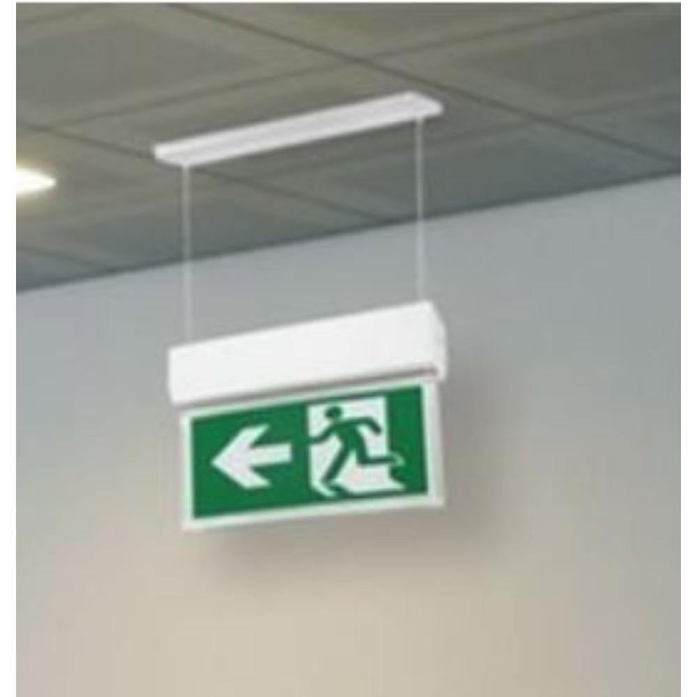 Emergency Exit Light, Ibl Lighting, 49461 Edgeline, 230/240V 50Hz, Lamp T5 8W - TagTorch