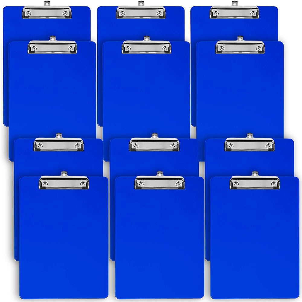 Bag Trash Can Liner 38In Wd 58In Lg 0.95Mil Thk Linear Ldpe Acrylic Blue Plastic Clipboard, Blue