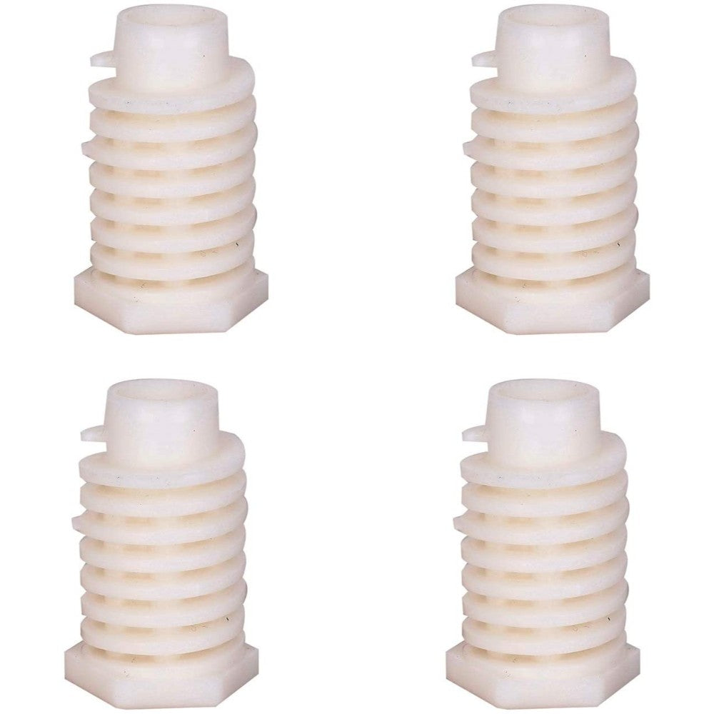 Leg, Leveling, Dryer, Plastic, White, 1.2 X 1.7 Inches 49621