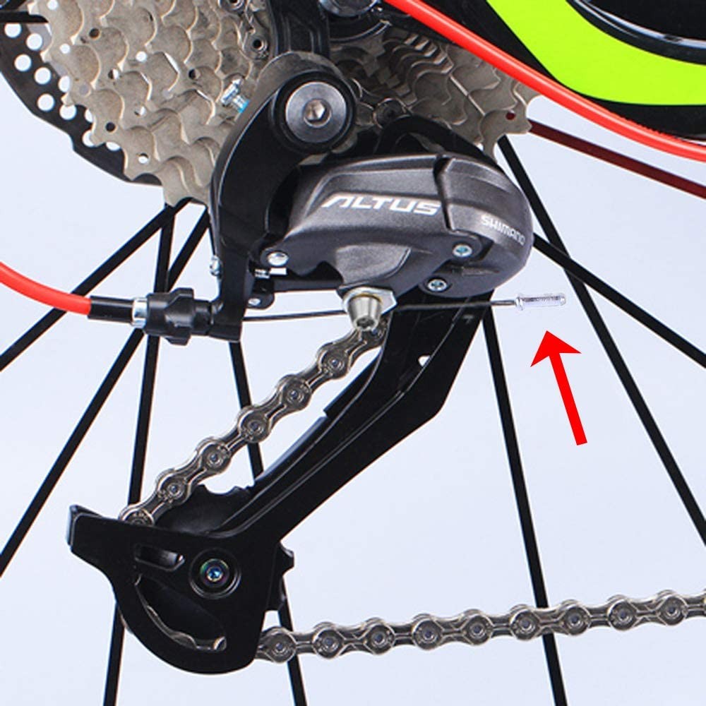 Huture 200Pcs Alloy Bicycles Brake Cable Caps End Tips Shifter Crimp Ferrules Caps for Road Mountain Bikes Silver Brake Caps