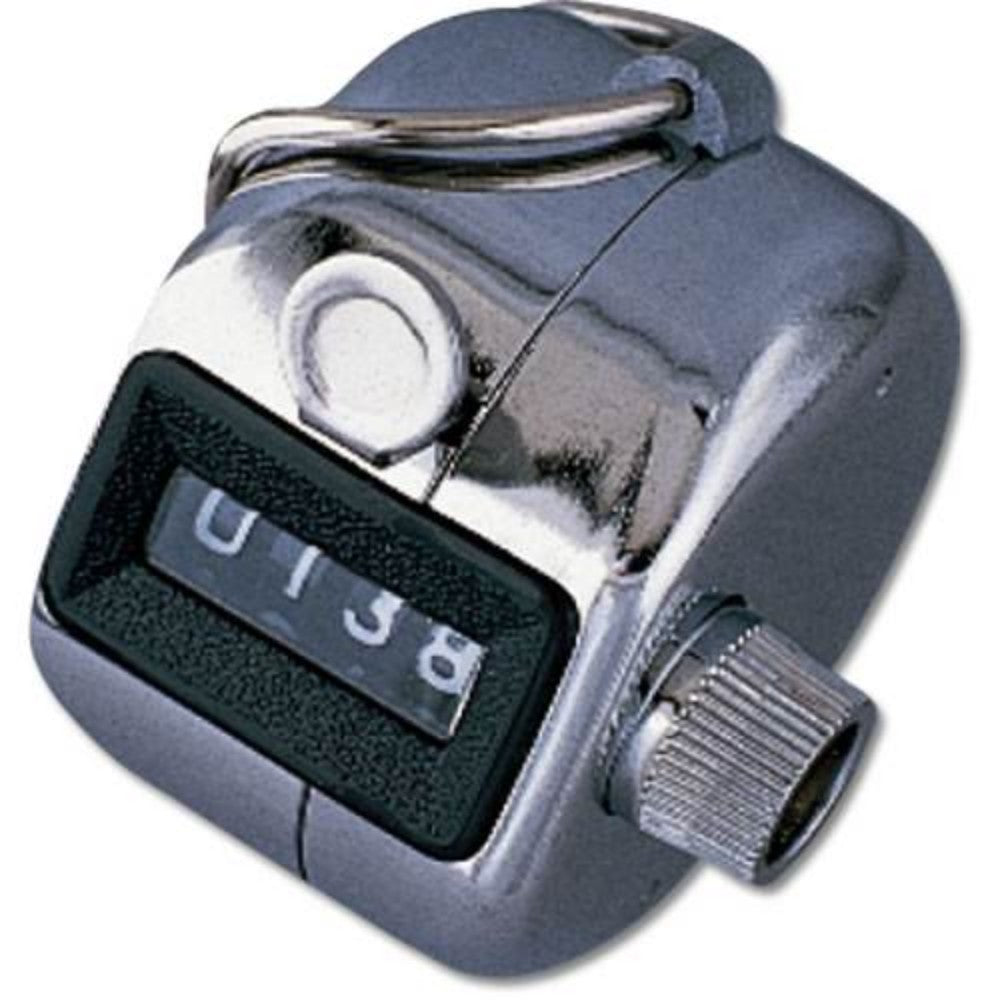 Counter, Tally, Hand-Held, Analog, Gray, Upto 9999 Counts Mshtally
