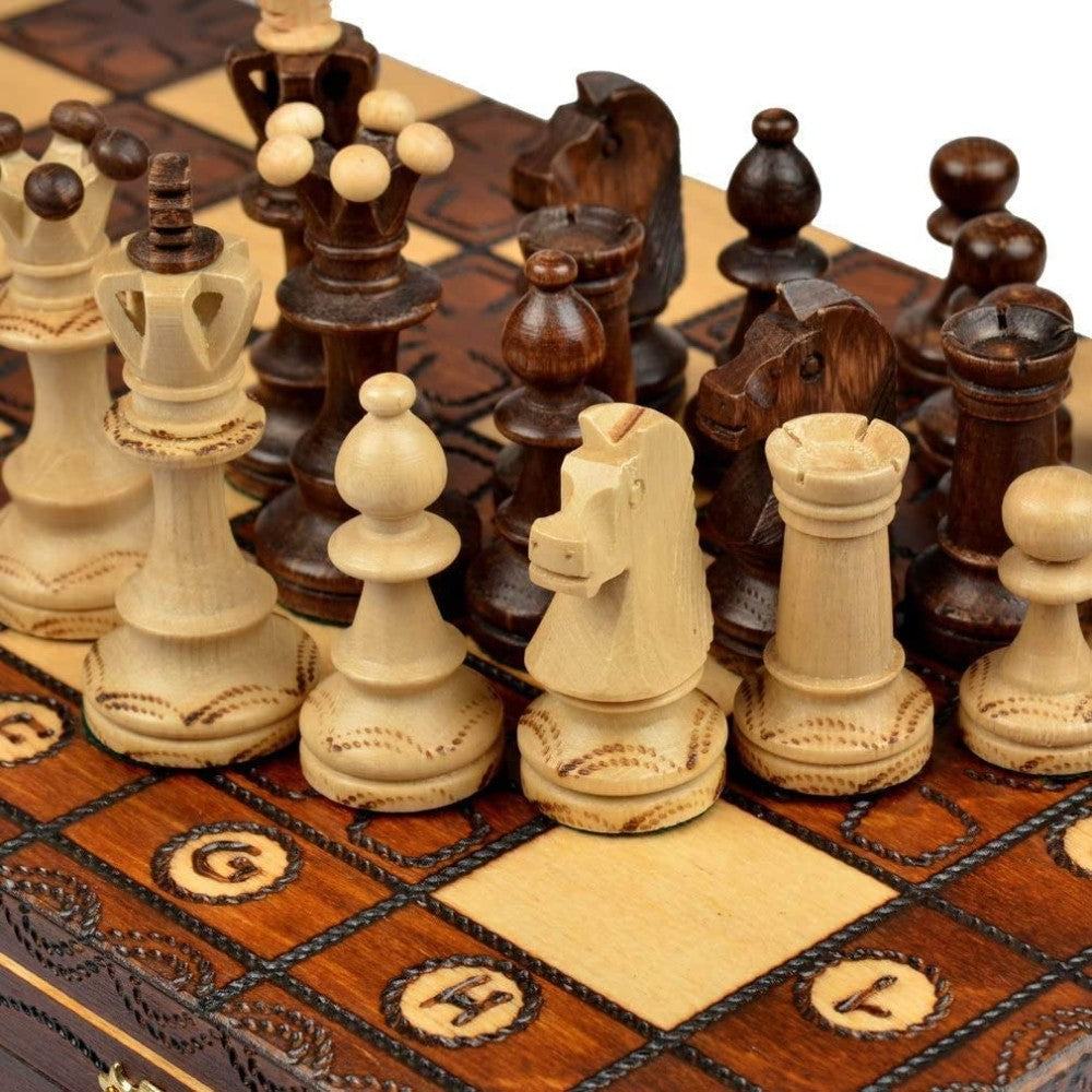 Game, Strategy, Chess Set, Standard, 15.62 X 8 X 1.50 Inches 1124-12