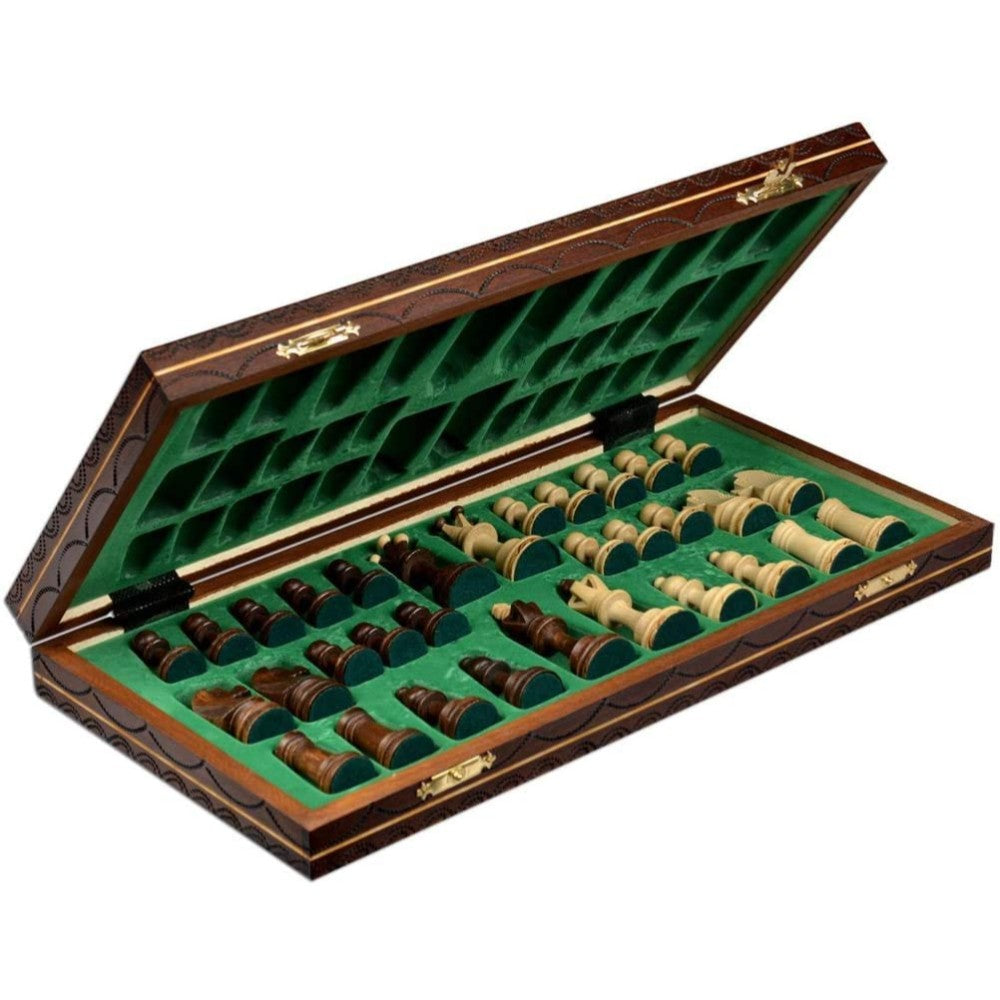 Game, Strategy, Chess Set, Standard, 15.62 X 8 X 1.50 Inches 1124-12