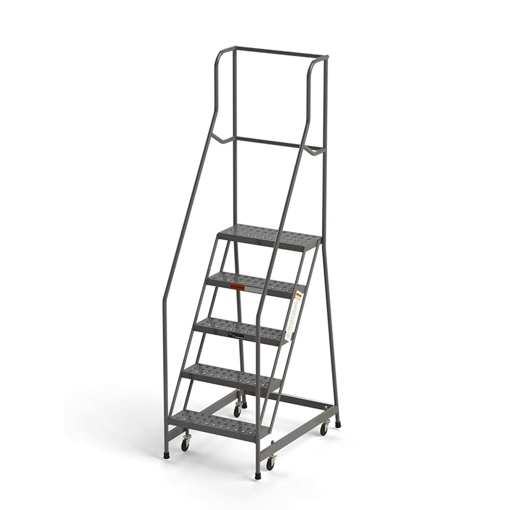 Fully Enclosed Platform Ladder With 5 Steps (Rolling), Made In China 420032