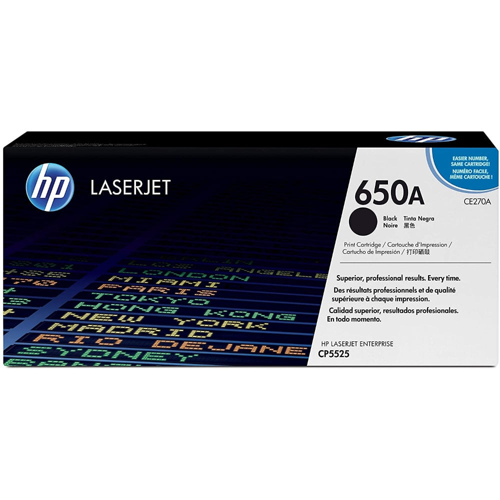 650A Hp Color Laser Jet Black Print Cartridge(- 13.500 Pages) Ce270Ac
