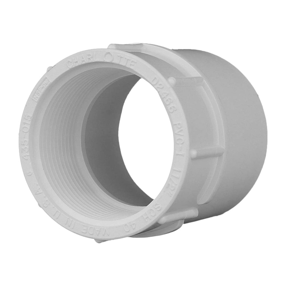 Female Adapter, Pressure Fittings, Cpvc & Metal, Standard, Socket X Fipt, Sch- 40, Off-White, 63 Mm 34