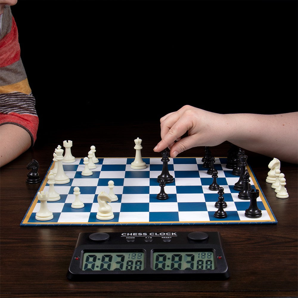 Clock, Chess, Digital, 8 X 6 Inches Ggam-104