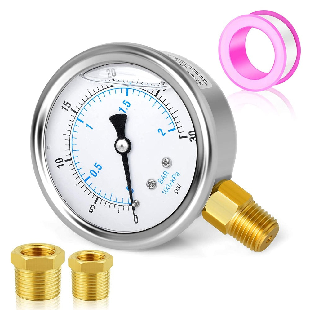 Gauge 0 - 30 Psi p