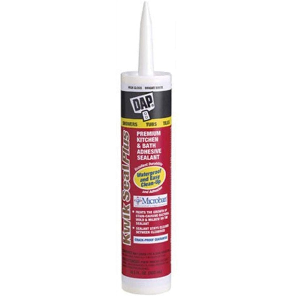 Caulking Compound, Cartridge, White, 10 Oz K-SEAL BRAND