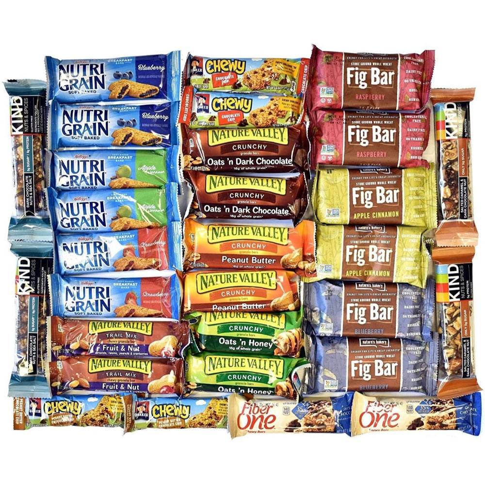Snack Variety Pack Health Bars Sampler & Care Package
