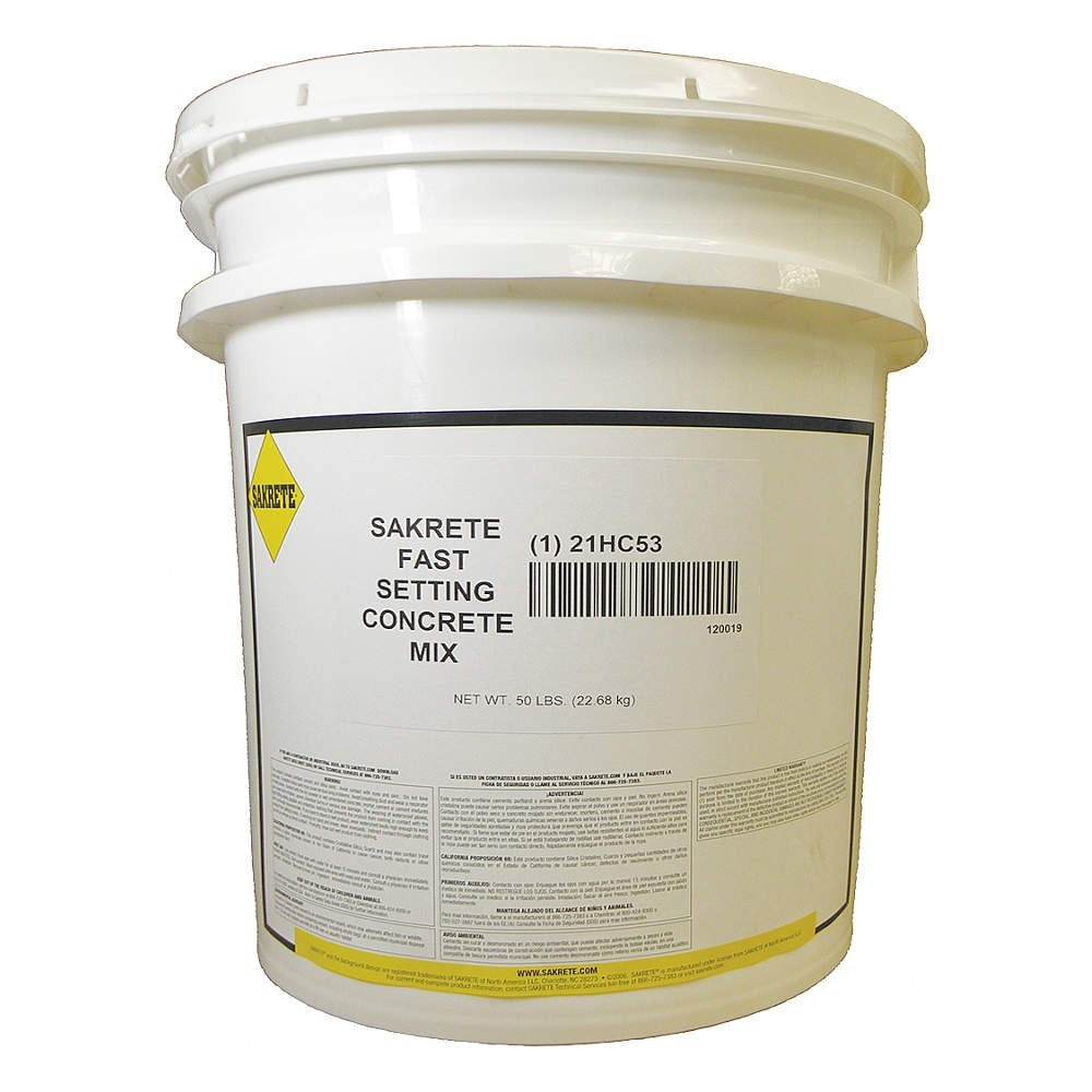 Mixer, Concrete, Fast Setting, Gray, 50 Lb 1004-50