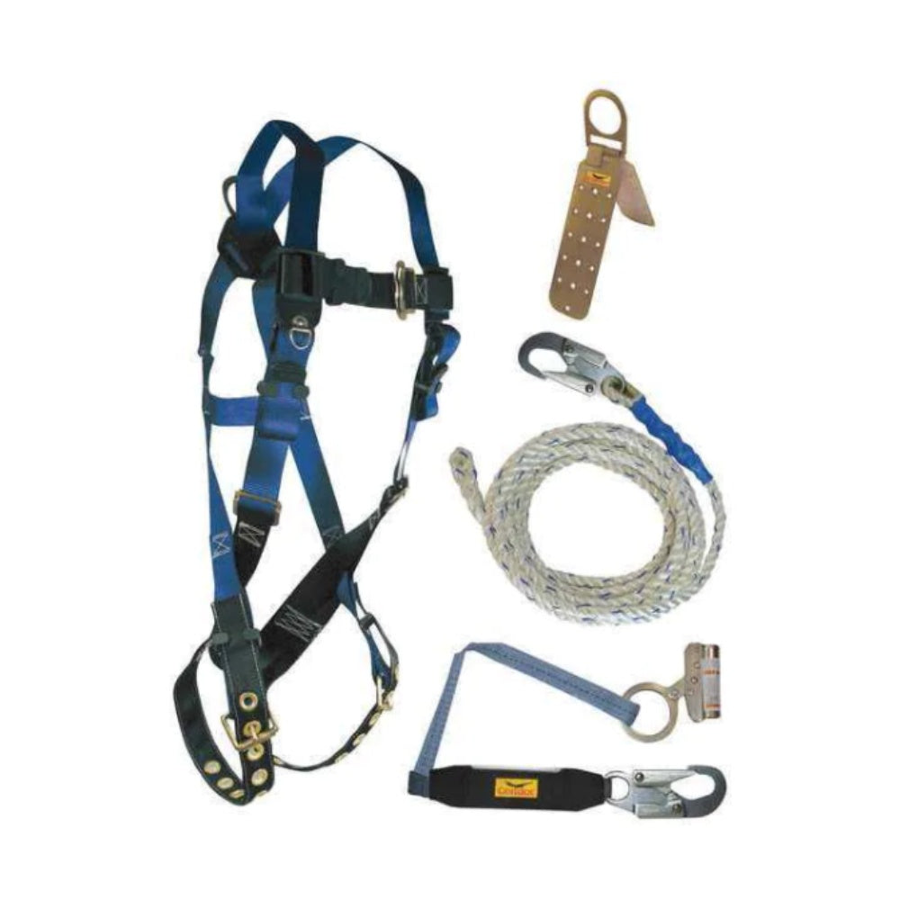 Harness Kit, Roofers, Strap Buckles, 310 Lb 19F394