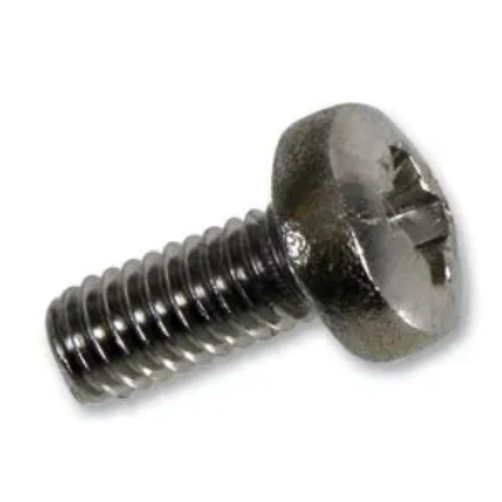 Screw, Machine, Pan Head, M5 X 12 Mm, 25 Per Pack M5 x 12mm Stainless Steel Pan Head Pozidriv Machine Screws - 25 Per Pack