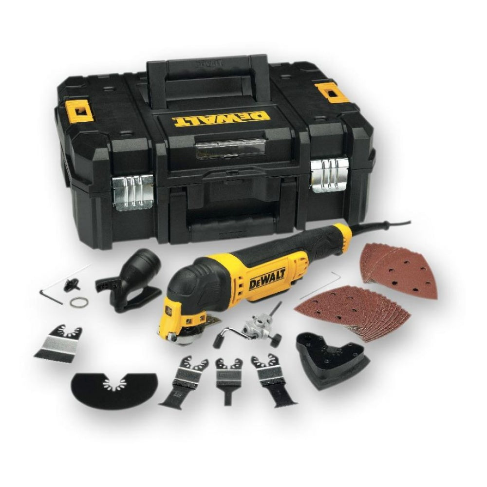Tool Kit, Oscillating, Corded, 240V, 300W, 37 Pcs DWE315KT